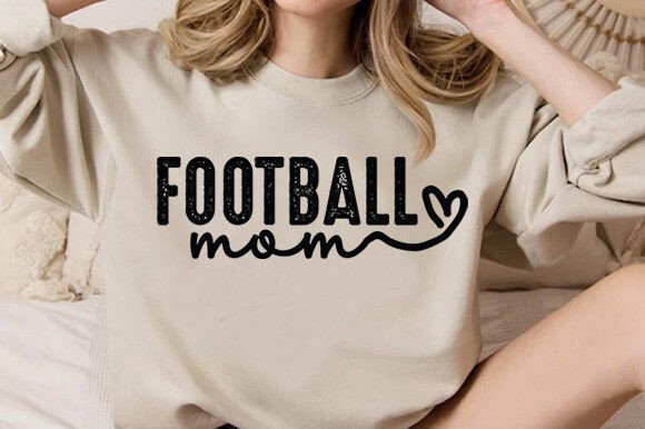 Football Mom SVG: Graphics for Crafts & Brands