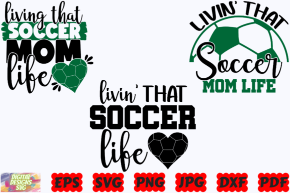 Living That Soccer Mom Life: SVG Graphics for Crafts