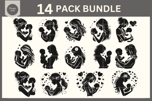 Mother and Baby SVG: Essential Graphics for Crafts