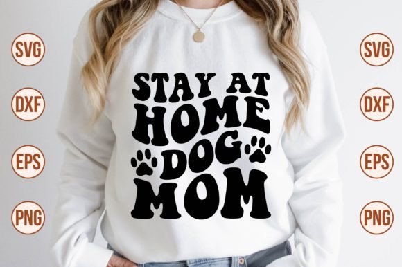 Retro Dog Mom SVG for Crafts & Graphics